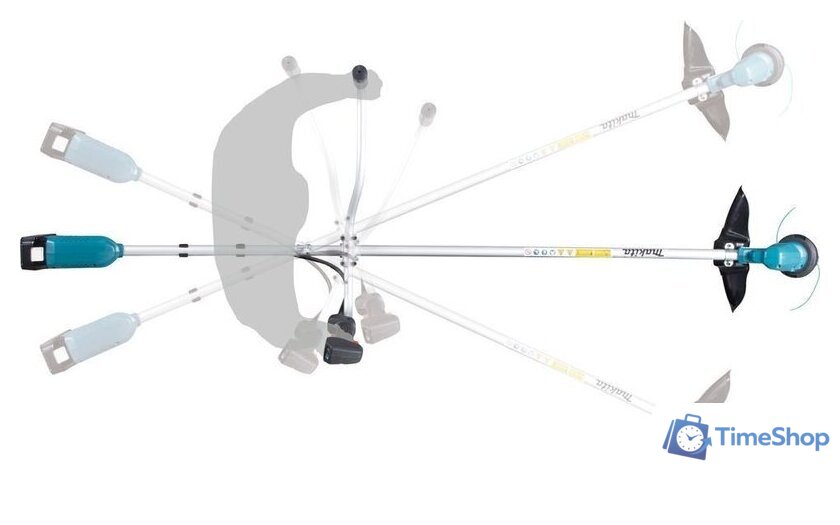 Триммер Makita DUR190URT3 (с 2-мя АКБ) - Изображение №3 — Интернет-магазин Time-Shop