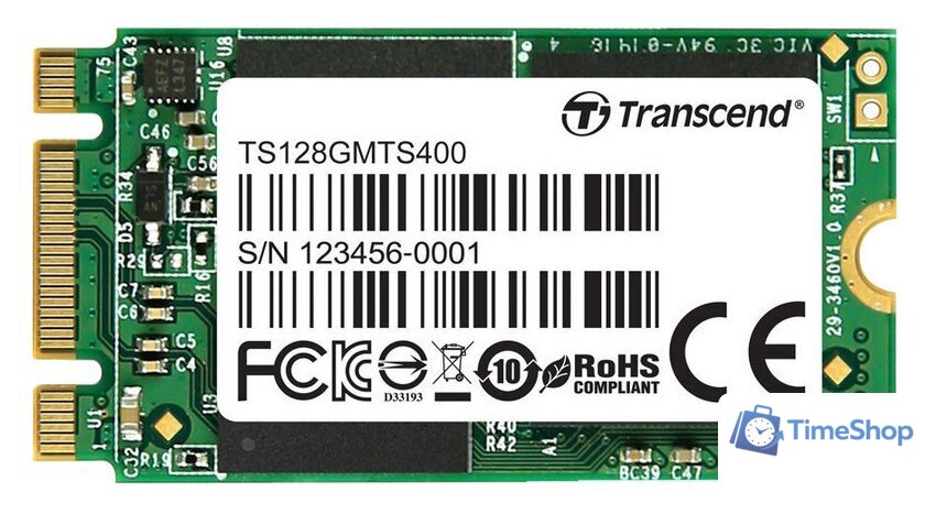 SSD Transcend MTS400 128GB TS128GMTS400S - Изображение №1 — Интернет-магазин Time-Shop