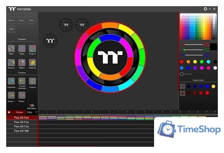 Система жидкостного охлаждения для процессора Thermaltake Floe DX RGB 360 TT Premium Edition CL-W255-PL12SW-A - Изображение №4 — Интернет-магазин Time-Shop
