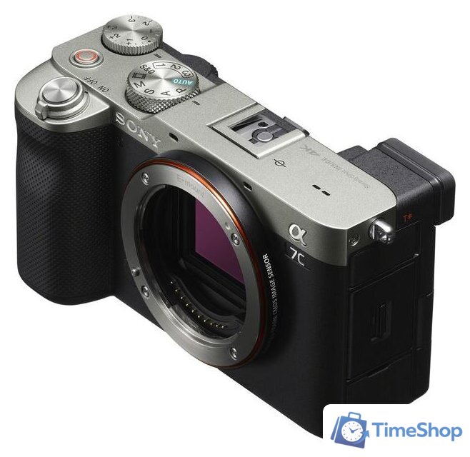 Беззеркальный фотоаппарат Sony Alpha a7C Body (серебристый) - Изображение №4 — Интернет-магазин Time-Shop