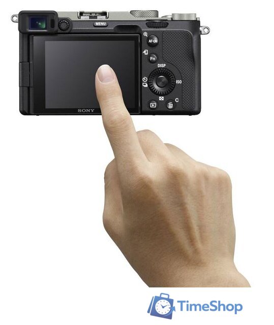 Беззеркальный фотоаппарат Sony Alpha a7C Body (серебристый) - Изображение №10 — Интернет-магазин Time-Shop