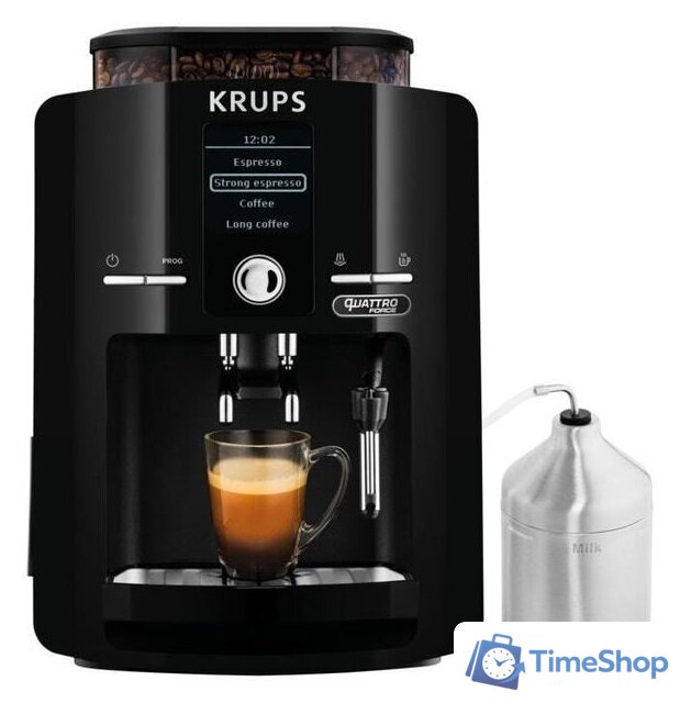 Кофемашина Krups Quattro Force EA82F010 - Изображение №1 — Интернет-магазин Time-Shop
