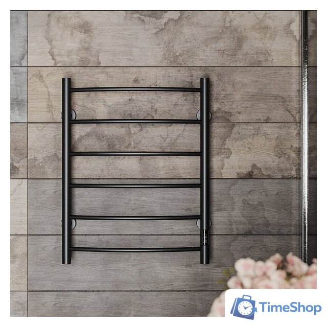 Полотенцесушитель Roxen Santi BK-109AW-6T 11030-5365B (черный) - Изображение №1 — Интернет-магазин Time-Shop