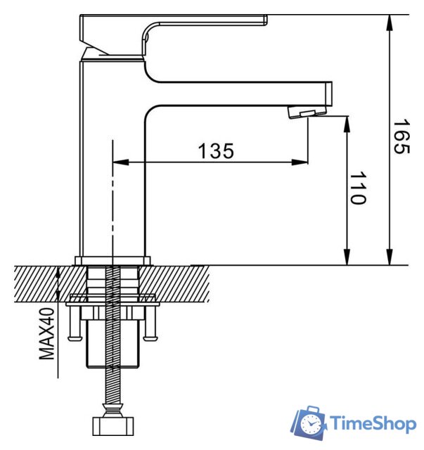 Смеситель Shevanik S8271 - Изображение №2 — Интернет-магазин Time-Shop