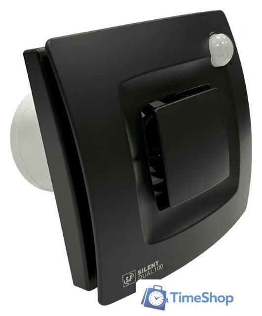 Осевой вентилятор Soler&Palau Silent Dual 100 Matt Black 5210021200 - Изображение №1 — Интернет-магазин Time-Shop