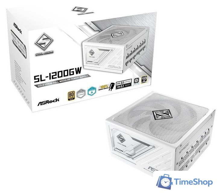 Блок питания ASRock Steel Legend 1200W SL-1200GW - Изображение №2 — Интернет-магазин Time-Shop