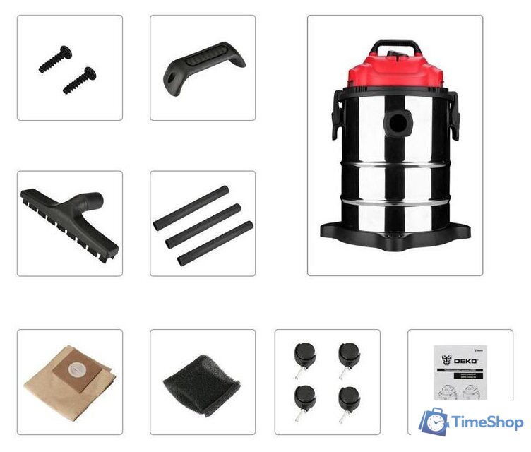 Пылесос Deko DKVC-1400-15S - Изображение №4 — Интернет-магазин Time-Shop