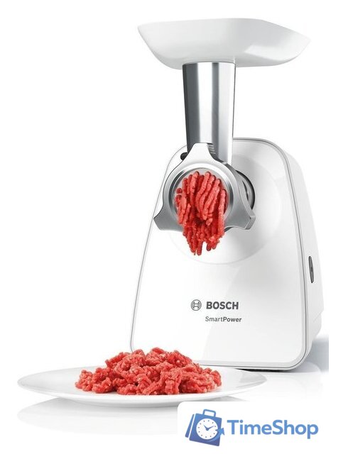 Мясорубка Bosch MFW2510W - Изображение №2 — Интернет-магазин Time-Shop