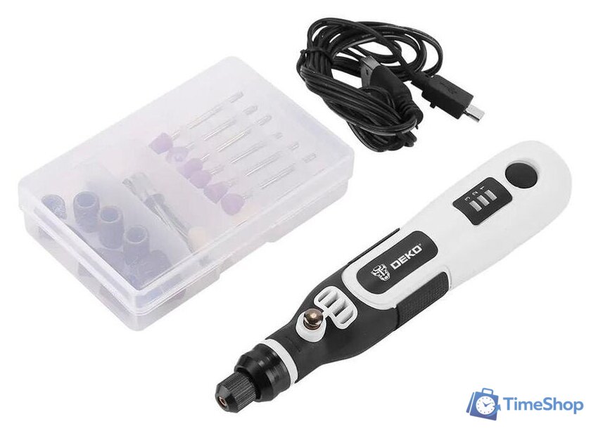 Гравер Deko DKRT3.6-Li SET 063-1400 (с АКБ) - Изображение №4 — Интернет-магазин Time-Shop