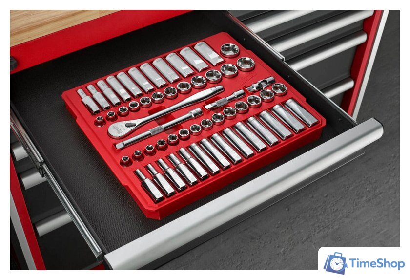 Набор головок слесарных Milwaukee 4932464946 (56 шт) - Изображение №5 — Интернет-магазин Time-Shop