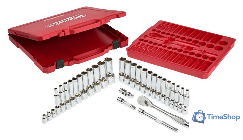 Набор головок слесарных Milwaukee 4932464946 (56 шт) - Изображение №3 — Интернет-магазин Time-Shop