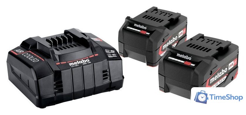 Аккумулятор с зарядным устройством Metabo 685051000 (18В/2x5.2 Ah + 12-36В) - Изображение №1 — Интернет-магазин Time-Shop