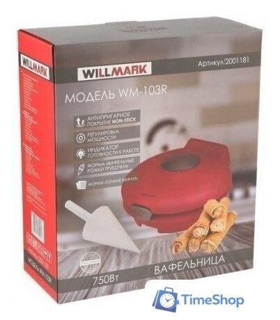 Вафельница Willmark WM-103R - Изображение №8 — Интернет-магазин Time-Shop