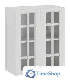 Шкаф навесной Трия Лина 1В6С (белый) - Изображение №1 — Интернет-магазин Time-Shop