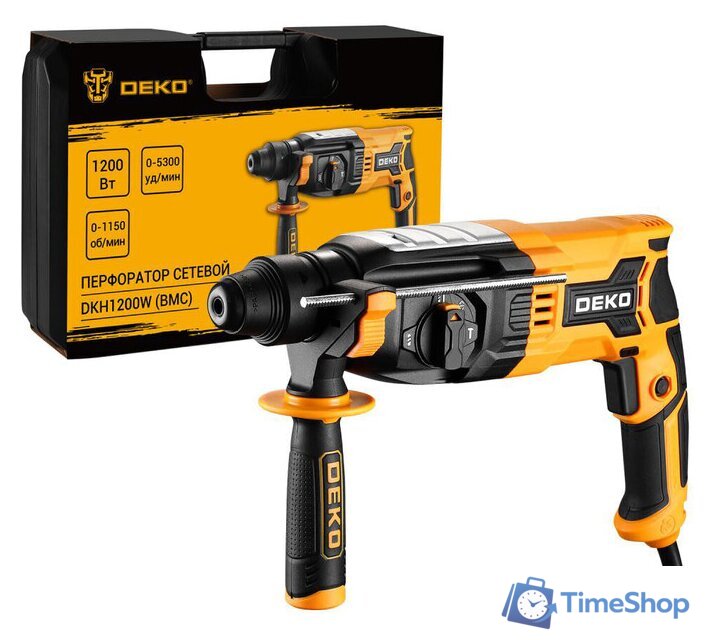 Перфоратор Deko DKH1200W (кейс) - Изображение №1 — Интернет-магазин Time-Shop