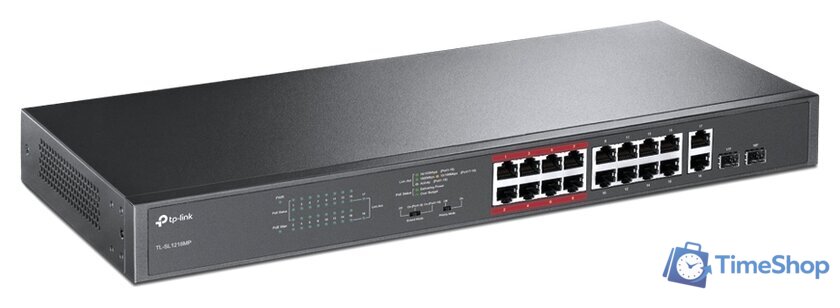 Неуправляемый коммутатор TP-Link TL-SL1218MP - Изображение №2 — Интернет-магазин Time-Shop