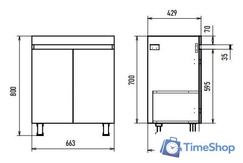  Misty Тумба под умывальник Енисей 70 Э-Ени01070-012 - Изображение №5 — Интернет-магазин Time-Shop