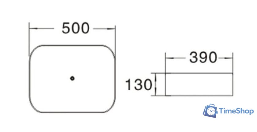 Умывальник SantiLine SL-1051MW - Изображение №2 — Интернет-магазин Time-Shop