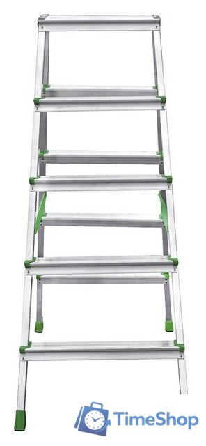 Лестница-стремянка Новая высота NV 212 с увеличенной площадкой 2x5 ступеней - Изображение №8 — Интернет-магазин Time-Shop