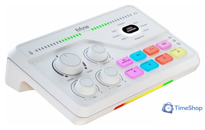 Микшерный пульт FIFINE SC8 (белый) - Изображение №1 — Интернет-магазин Time-Shop