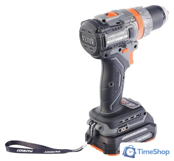 Ударная дрель-шуруповерт Patriot BR 212 UES 180301512 (с 2-мя АКБ, кейс) - Изображение №20 — Интернет-магазин Time-Shop