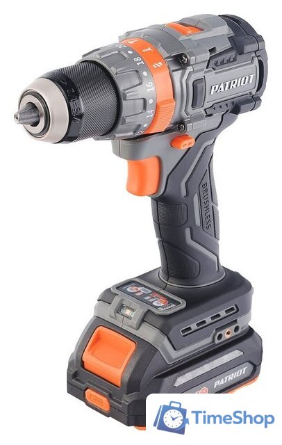 Ударная дрель-шуруповерт Patriot BR 212 UES 180301512 (с 2-мя АКБ, кейс) - Изображение №17 — Интернет-магазин Time-Shop