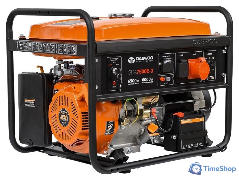Бензиновый генератор Daewoo Power GDA 7500E-3 - Изображение №1 — Интернет-магазин Time-Shop
