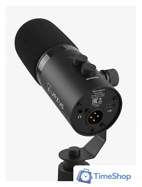 Проводной микрофон URZUS Crystal UR-5469113 - Изображение №7 — Интернет-магазин Time-Shop