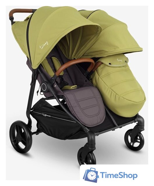 Коляска прогулочная «книга» Rant Twinny RA151 (olive) - Изображение №2 — Интернет-магазин Time-Shop