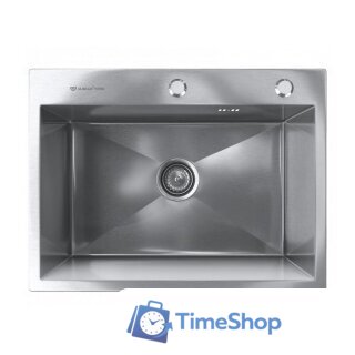 Кухонная мойка Ulgran Steel 60x45 (брашированная сталь) - Изображение №1 — Интернет-магазин Time-Shop