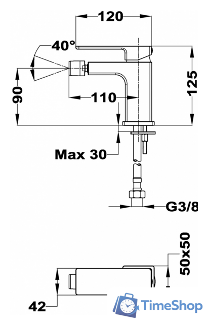 Смеситель TEKA Soller 856261200 - Изображение №2 — Интернет-магазин Time-Shop