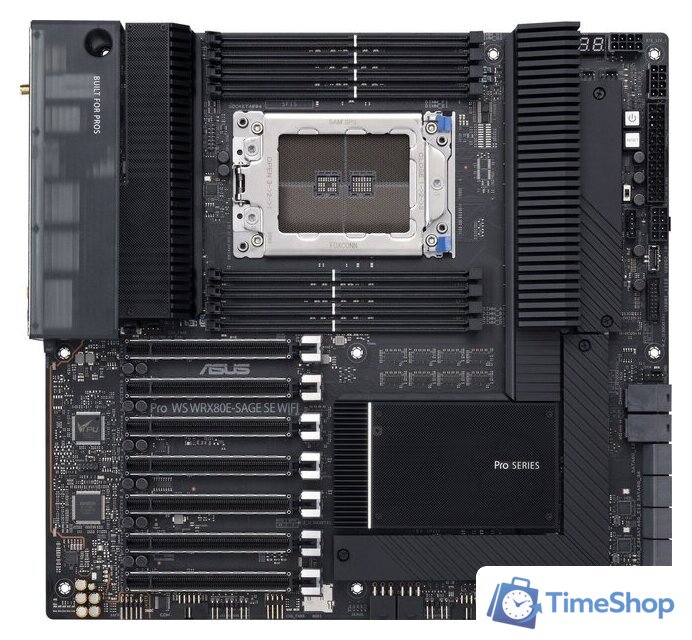 Материнская плата ASUS Pro WS WRX80E-SAGE SE WIFI - Изображение №1 — Интернет-магазин Time-Shop