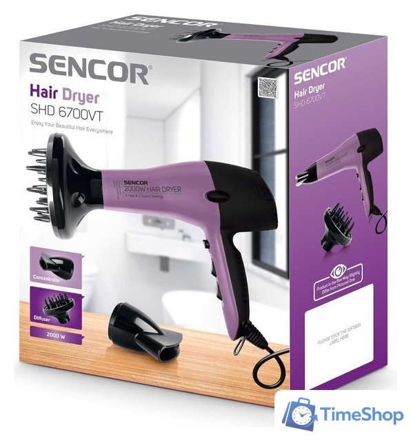 Фен Sencor SHD 6700VT - Изображение №11 — Интернет-магазин Time-Shop