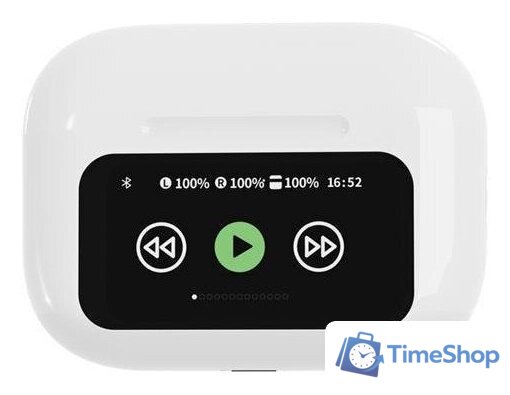Наушники GMB Audio TWS-LCD-ANC-01-W - Изображение №4 — Интернет-магазин Time-Shop
