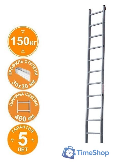 Лестница Новая высота NV 521 индустриальная 12 ступеней - Изображение №1 — Интернет-магазин Time-Shop