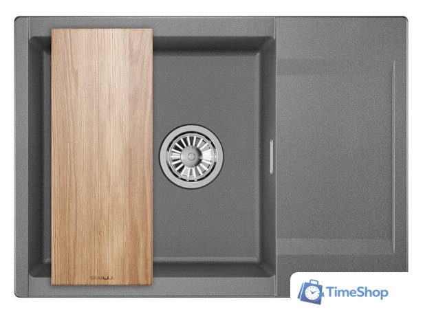 Кухонная мойка Granula ES-7003 (графит) - Изображение №1 — Интернет-магазин Time-Shop
