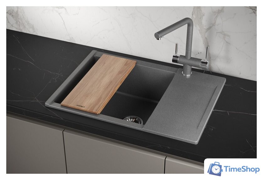 Кухонная мойка Granula ES-7003 (графит) - Изображение №3 — Интернет-магазин Time-Shop