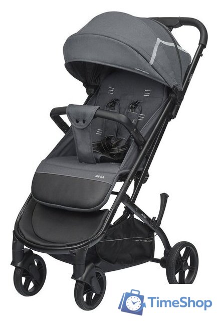 Коляска прогулочная «книга» Indigo Mega (темно-серый) - Изображение №1 — Интернет-магазин Time-Shop