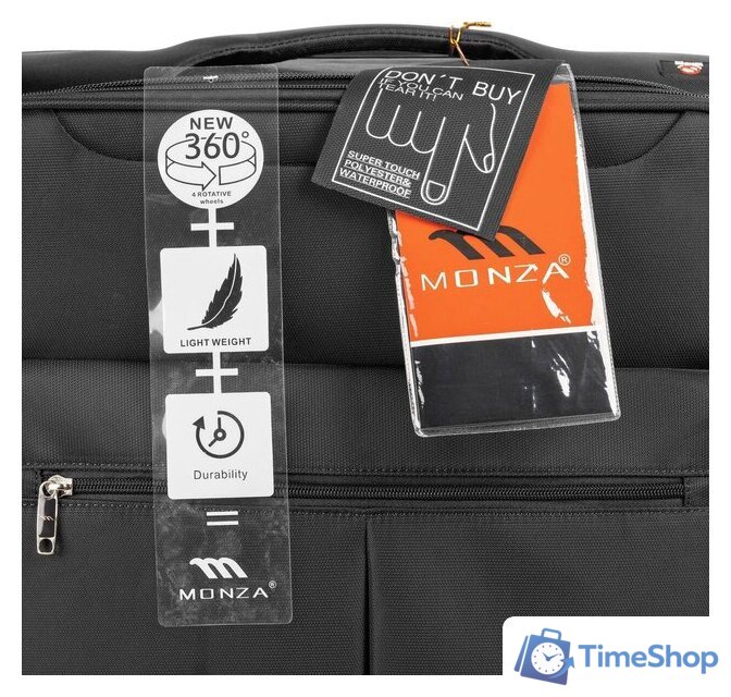 Чемодан Monza 8038# (L, черный) - Изображение №20 — Интернет-магазин Time-Shop