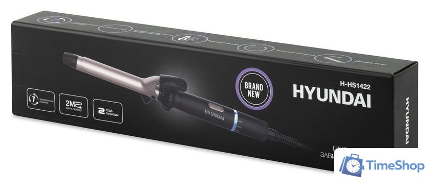 Круглая  плойка Hyundai H-HS1422 - Изображение №10 — Интернет-магазин Time-Shop