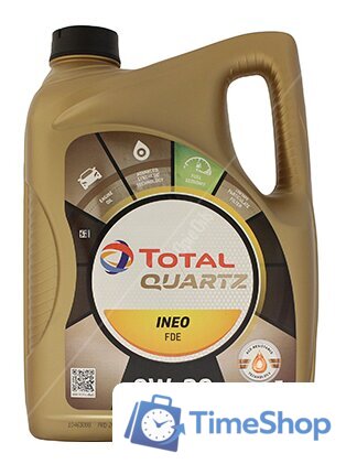 Моторное масло Total Quartz Ineo FDE 0W-30 5л - Изображение №1 — Интернет-магазин Time-Shop