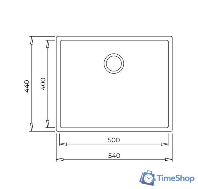 Кухонная мойка TEKA Square 50.40 TG (черный) - Изображение №2 — Интернет-магазин Time-Shop
