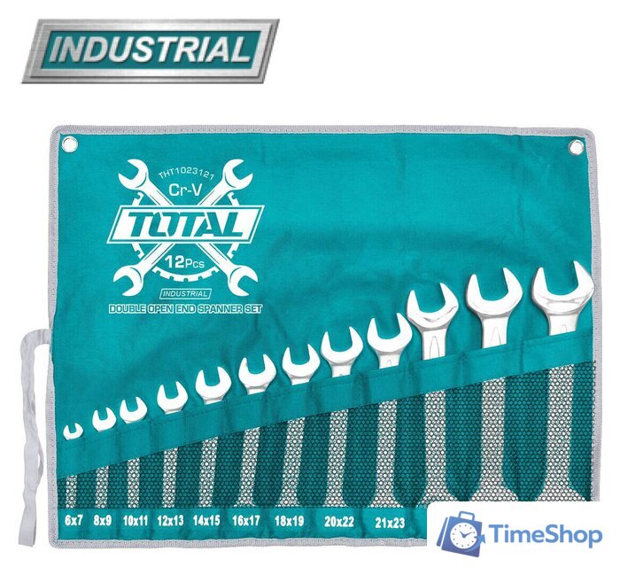 Набор ключей Total THT1023121 (12 предметов) - Изображение №1 — Интернет-магазин Time-Shop