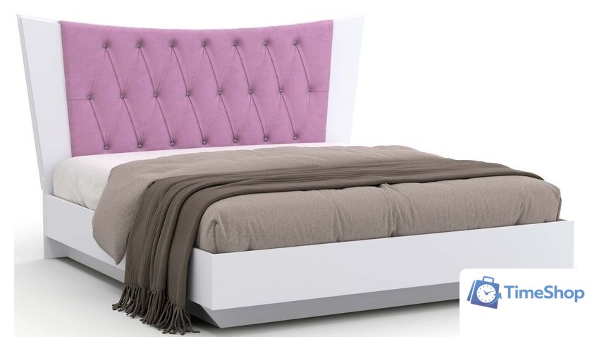 Кровать Кастанье Теона-4 180см СП 030-02 (белый) - Изображение №1 — Интернет-магазин Time-Shop