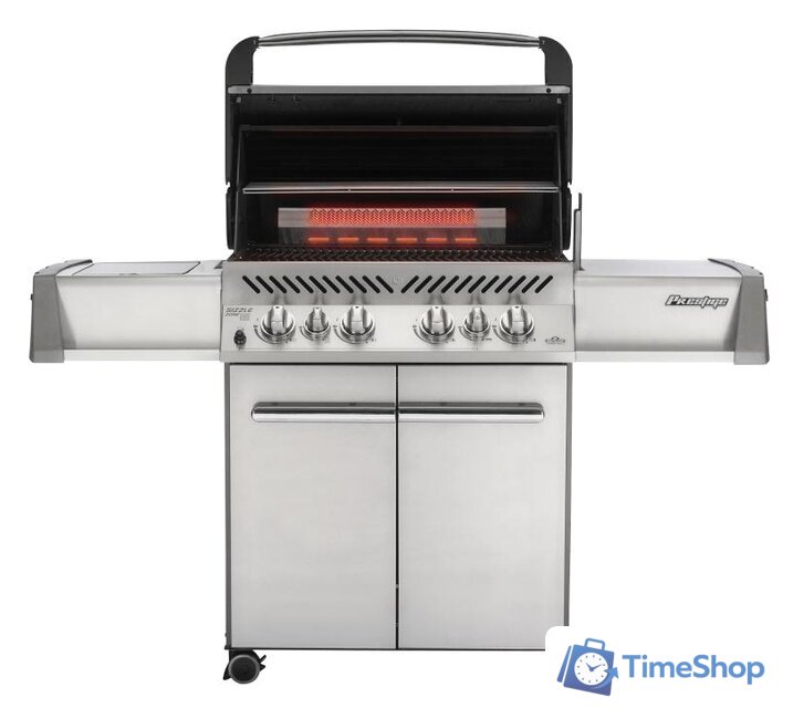 Газовый гриль для дачи Napoleon Prestige P-500 (серебристый) - Изображение №2 — Интернет-магазин Time-Shop