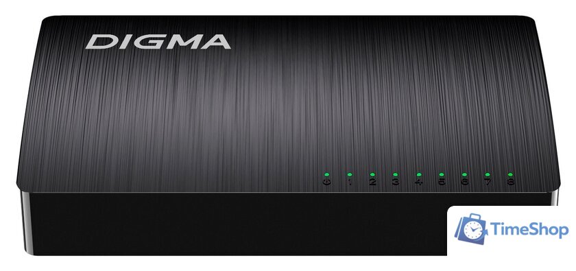 Неуправляемый коммутатор Digma DSW-108GE - Изображение №1 — Интернет-магазин Time-Shop