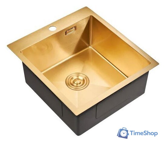 Кухонная мойка Milacio Denia 46 Steel MC.77478 (золотой) - Изображение №1 — Интернет-магазин Time-Shop