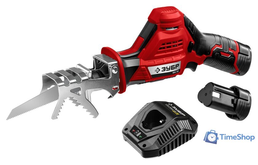 Сабельная пила Зубр Мастер СПЛ-125-22 (с 2-мя АКБ) - Изображение №1 — Интернет-магазин Time-Shop