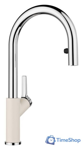 Смеситель Blanco Carena-S 526931 (soft white/chrome) - Изображение №1 — Интернет-магазин Time-Shop