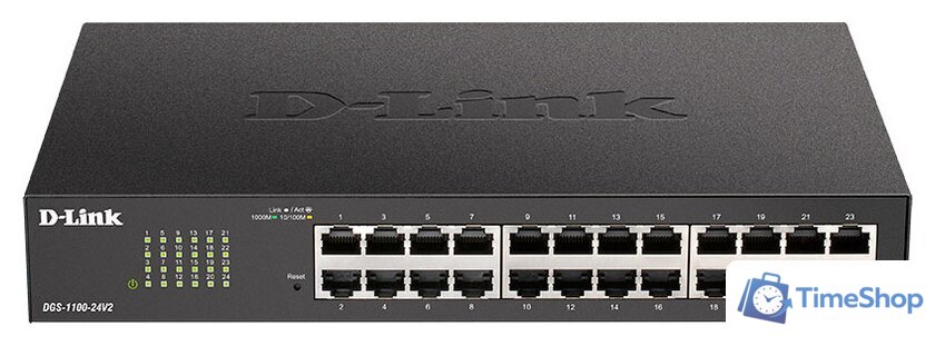 Настраиваемый коммутатор D-Link DGS-1100-24V2/A2A - Изображение №1 — Интернет-магазин Time-Shop